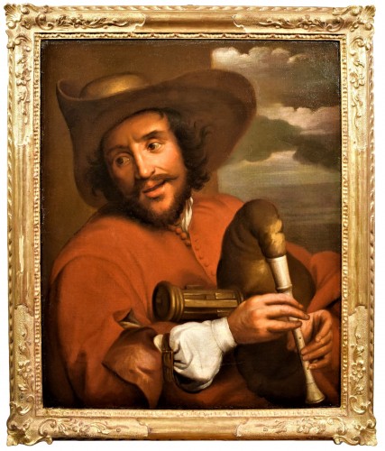Portrait de François Langlois, école Flamande du XVIIe siècle